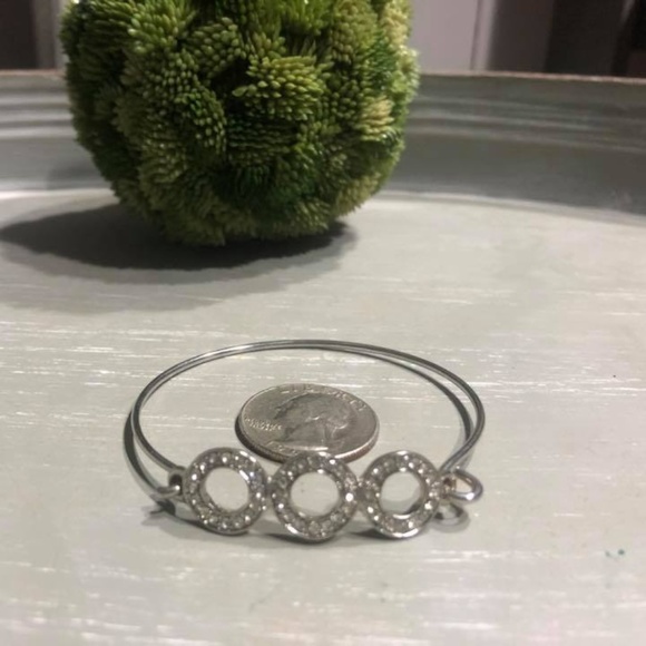 Circle Rhinestone Bangle - Picture 1 of 4